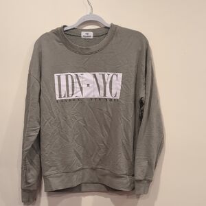 The Classic Olive Crewneck Sweater